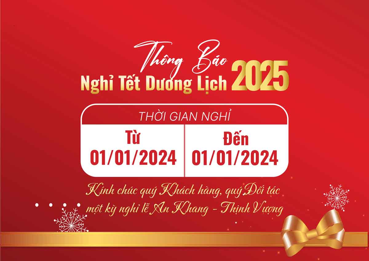 LỊCH NGHỈ LỄ TẾT DƯƠNG LỊCH NĂM 2025